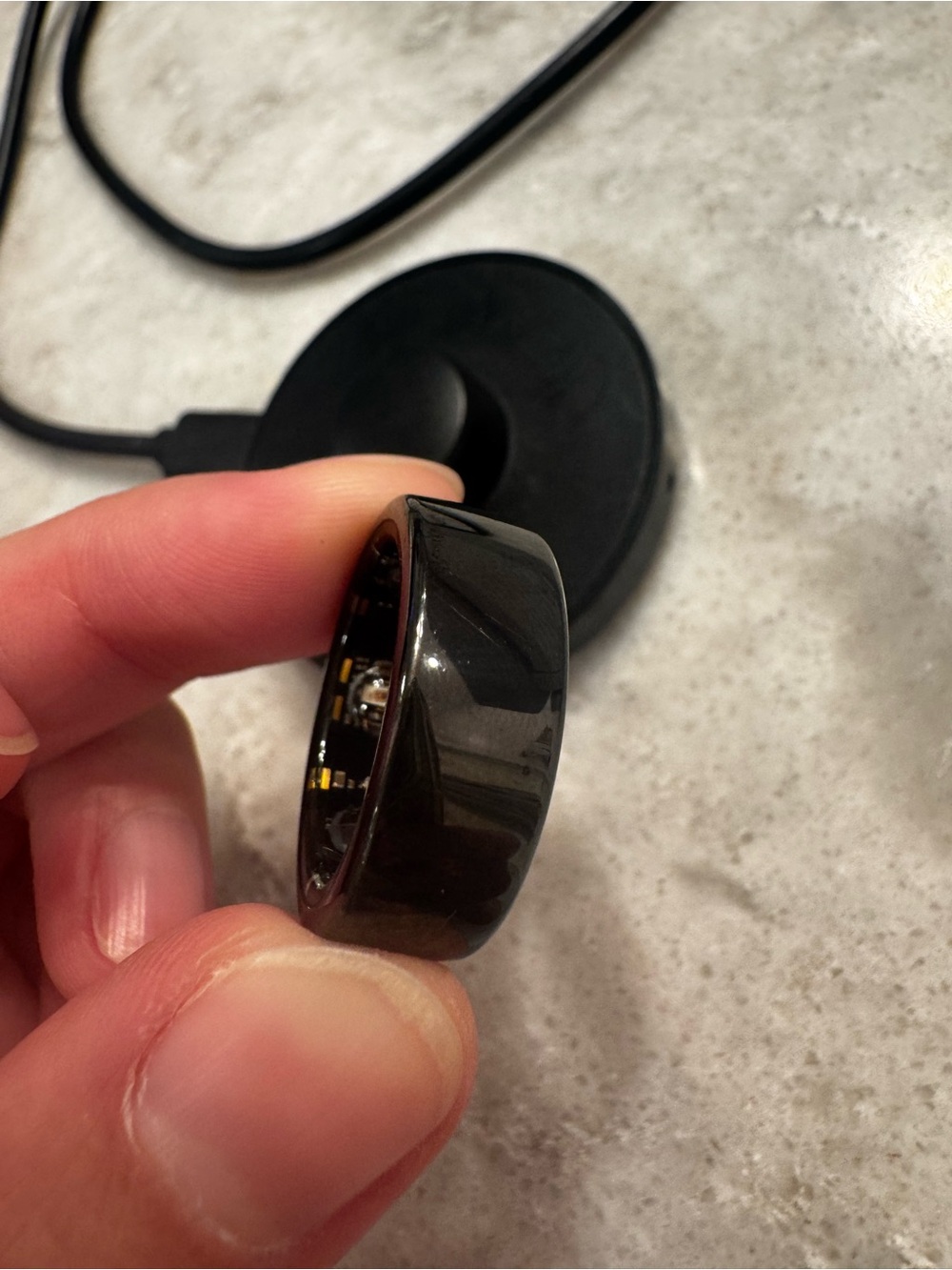 Oura Gen3 Black Smart Ring size 7